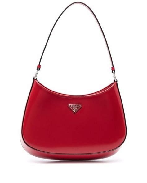 prada mini cleo red|Prada mini cleo bag.